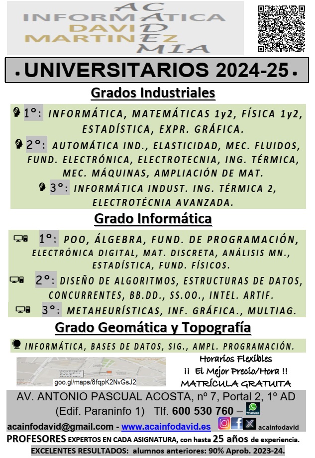 Curso 2024-25